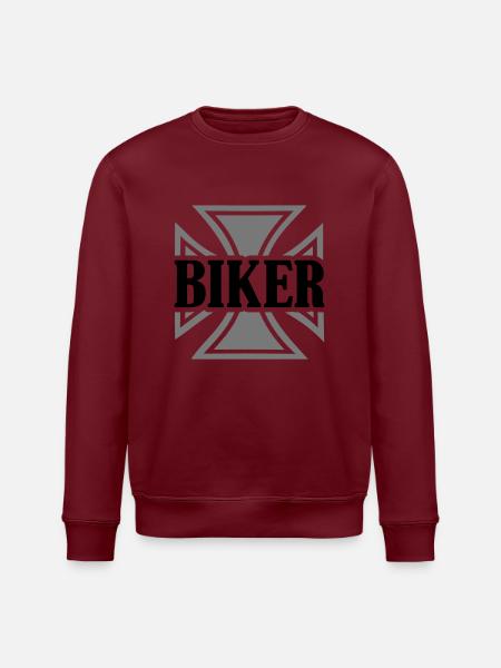 Biker - Stanley/Stella ROLLER Unisex Organic Sweatshirt - white