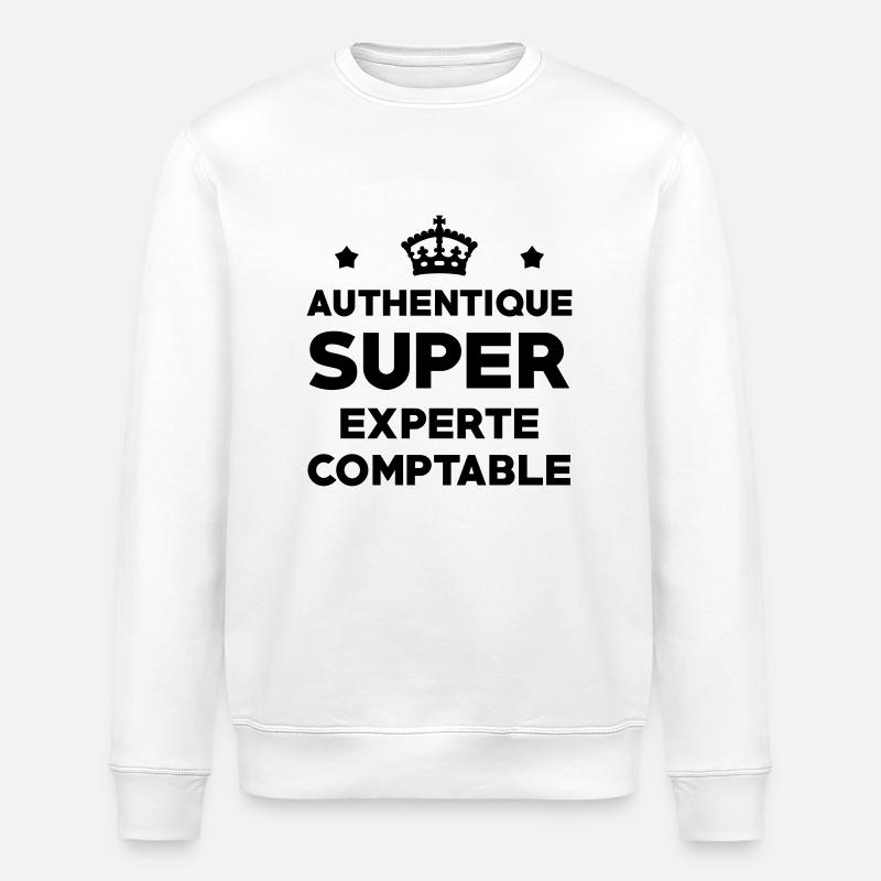 Expert Comptable / Comptabilité / Comptable / - Sweat bio ROLLER Stanley/Stella Unisexe - blanc