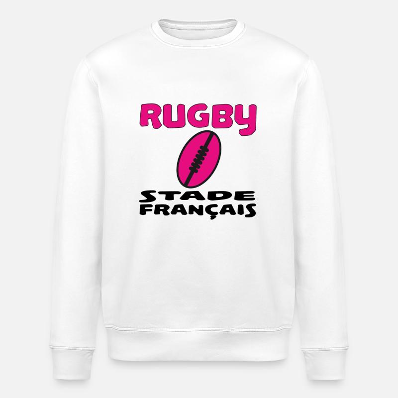 Rugby stade français - Stanley/Stella Unisex Bio-Sweatshirt ROLLER - Weiß