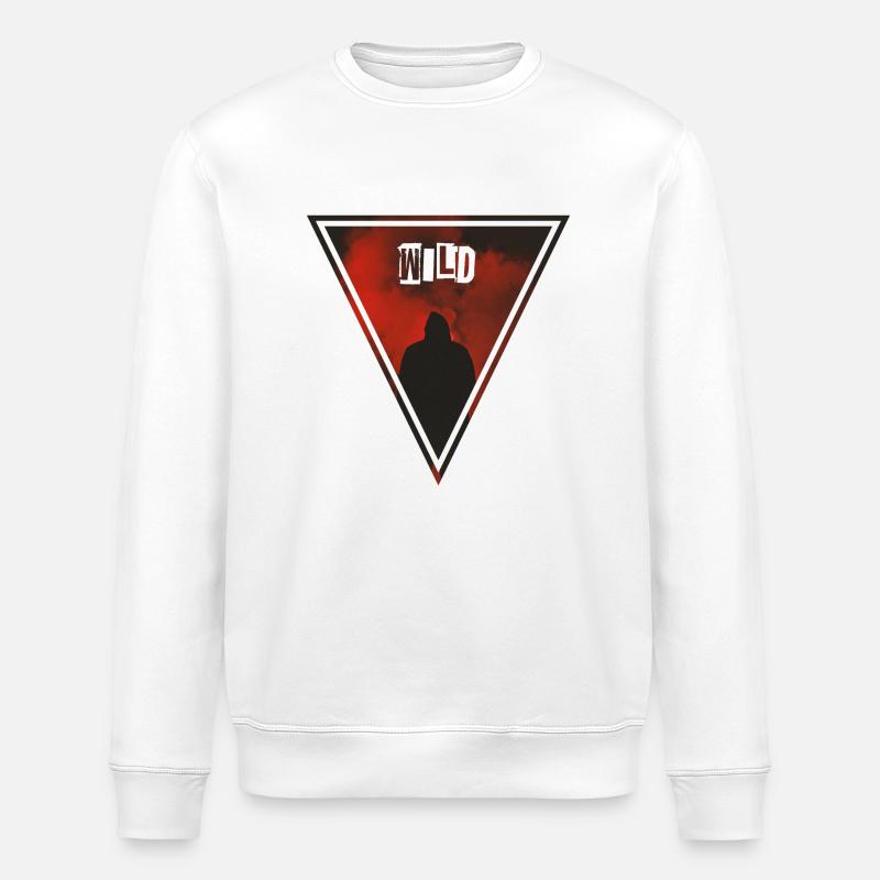 Wild - Stanley/Stella Unisex Bio-Sweatshirt ROLLER - Weiß