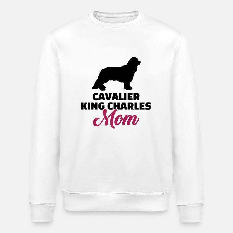Cavalier King Charles - Sweat bio ROLLER Stanley/Stella Unisexe - blanc