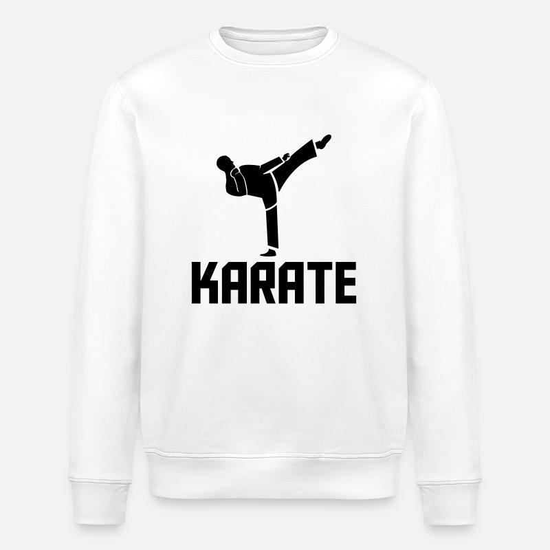 karate - Stanley/Stella Unisex Bio-Sweatshirt ROLLER - Weiß
