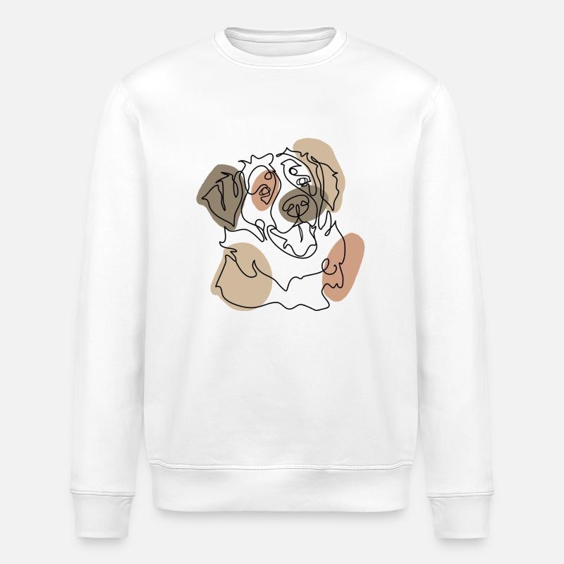 BERNOIS - Sweat bio ROLLER Stanley/Stella Unisexe - blanc