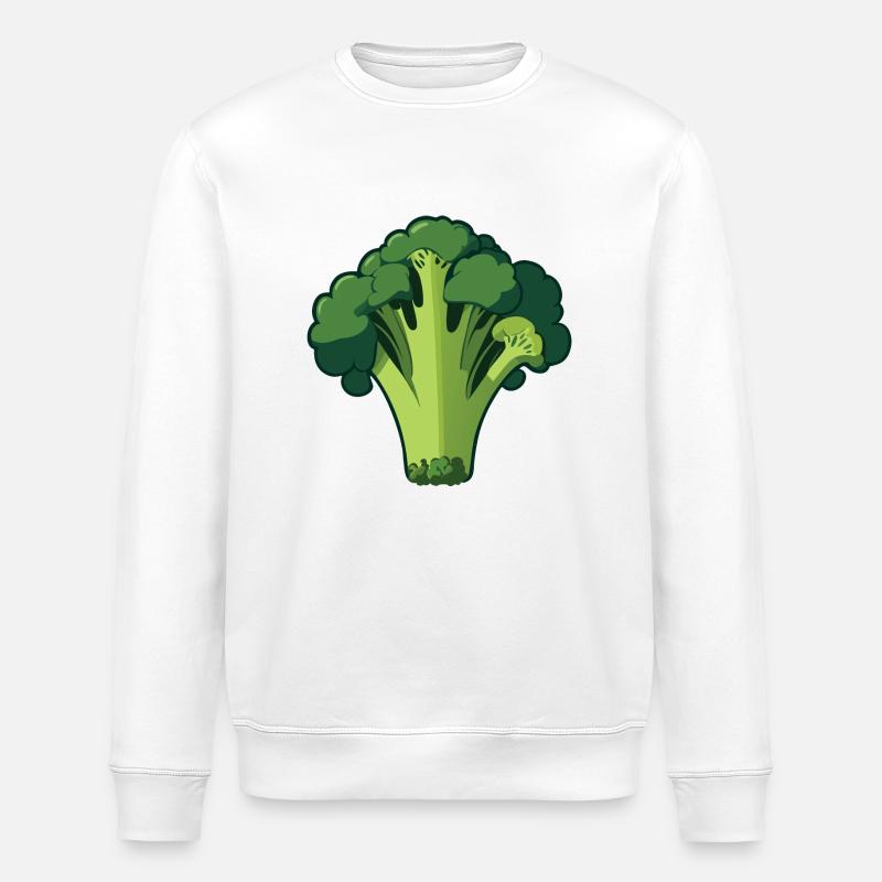 Bubatz - Legalize it - Brokkoli - Stanley/Stella Unisex Bio-Sweatshirt ROLLER - Weiß