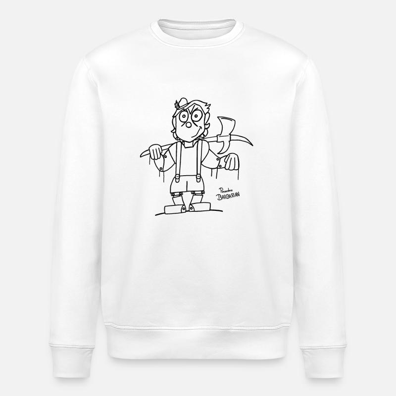 Puppet as Barbarian (white) - Stanley/Stella ROLLER Unisex Organic Sweatshirt - white