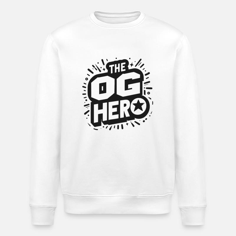Der OG-Held - Stanley/Stella Unisex Bio-Sweatshirt ROLLER - Weiß