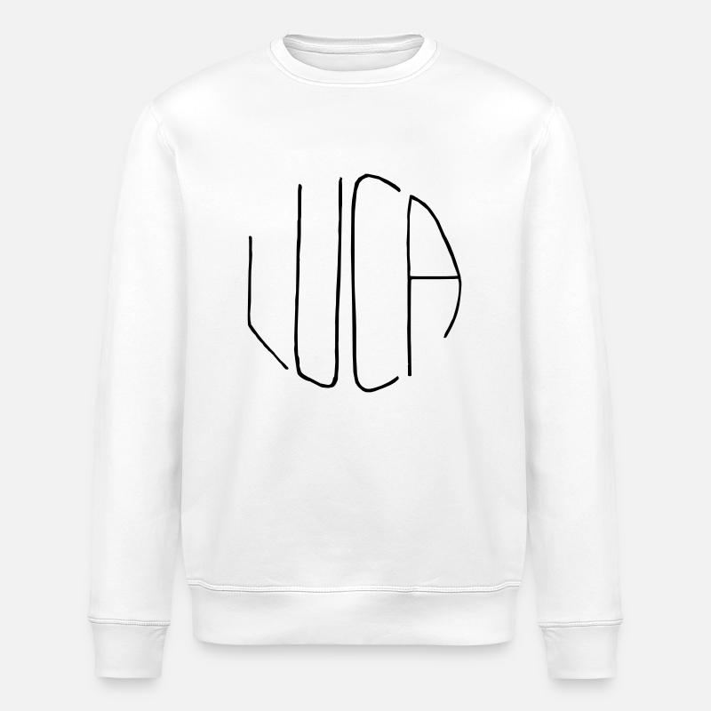 Luca - Sweat bio ROLLER Stanley/Stella Unisexe - blanc