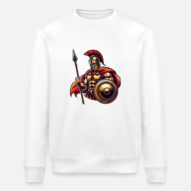 Spartaner - Stanley/Stella Unisex Bio-Sweatshirt ROLLER - Weiß
