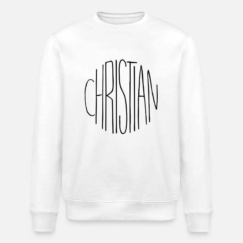 Chrétien - Sweat bio ROLLER Stanley/Stella Unisexe - blanc