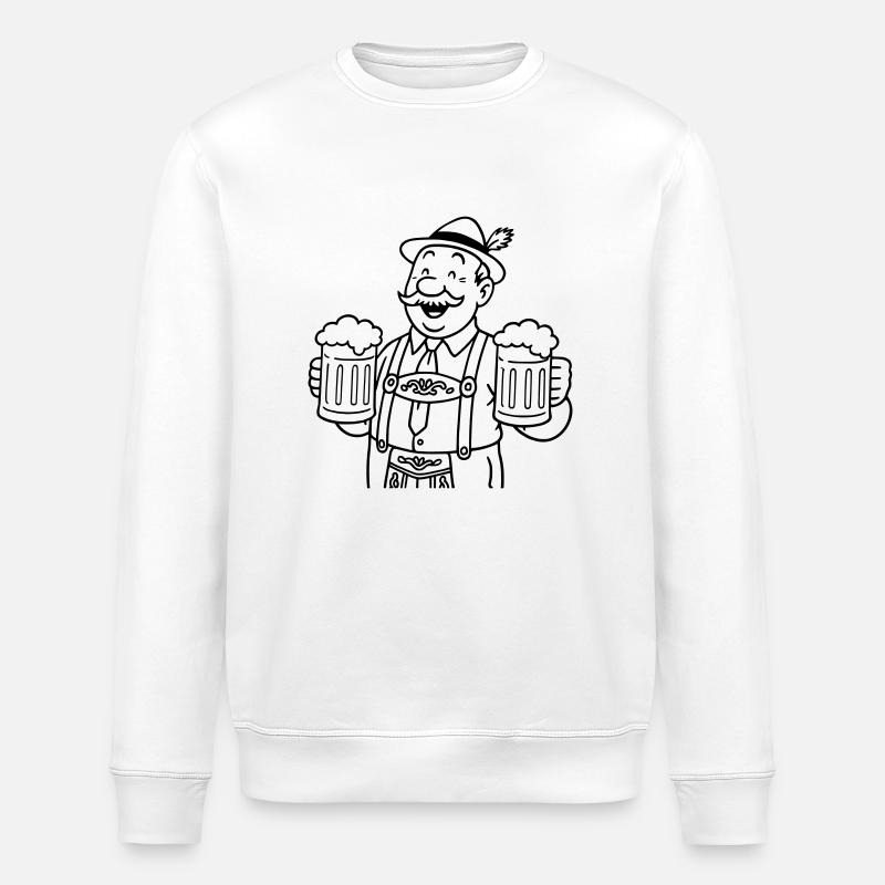 Mr Bier - Stanley/Stella ROLLER Unisex Organic Sweatshirt - white