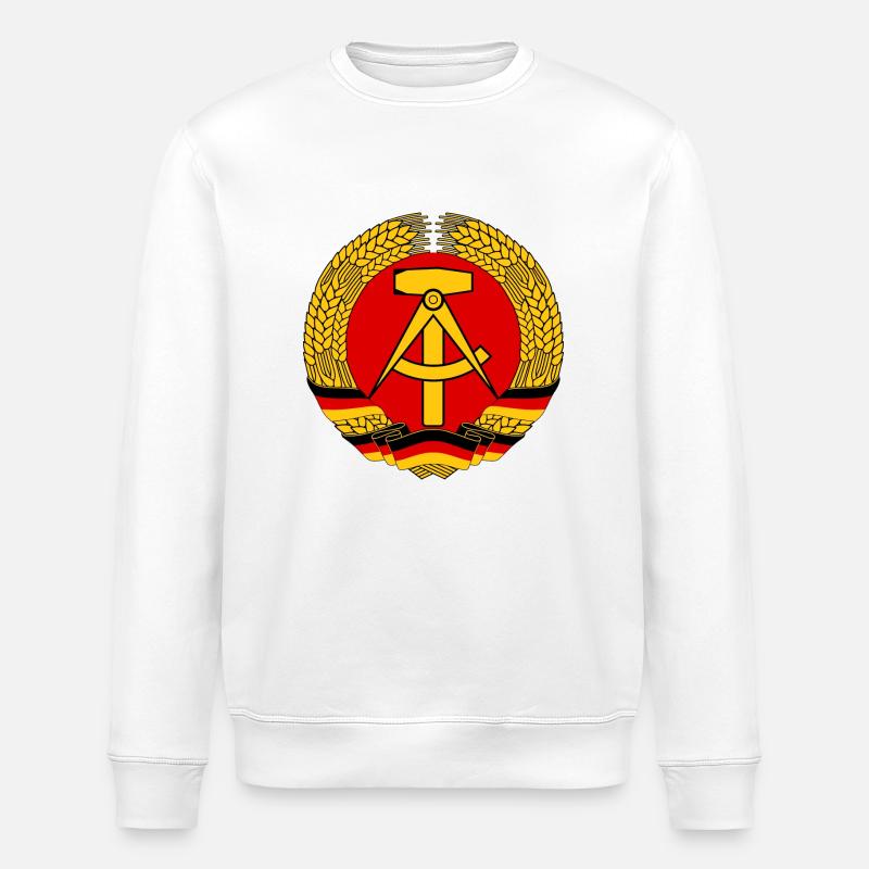 Manteau RDA des bras - Sweat bio ROLLER Stanley/Stella Unisexe - blanc