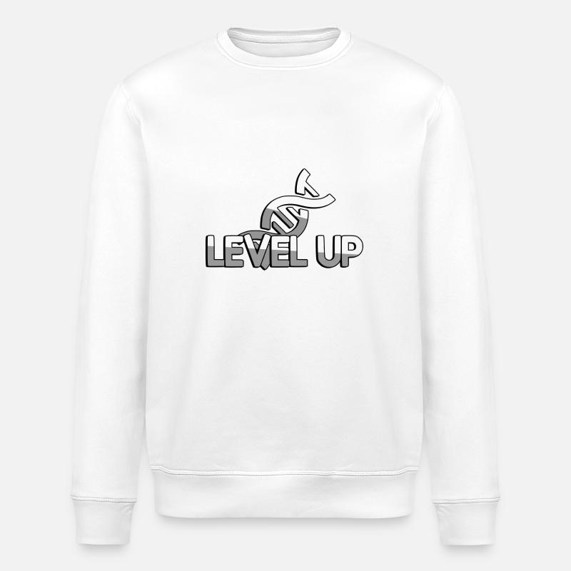 LEVEL UP + ADN - Jeux - Sweat bio ROLLER Stanley/Stella Unisexe - blanc