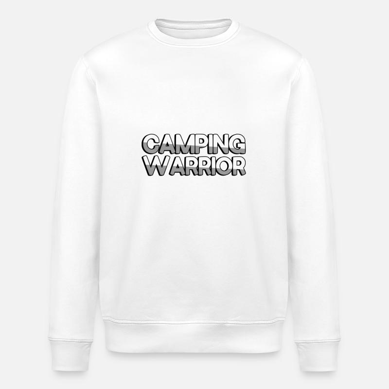 CAMPING WARRIOR - Camping - Sweat bio ROLLER Stanley/Stella Unisexe - blanc