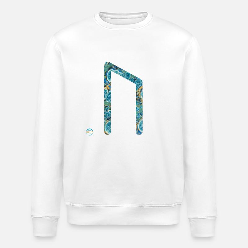 rune uruz e 100 - Sweat bio ROLLER Stanley/Stella Unisexe - blanc