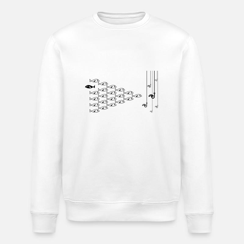 Gegen den Strom - Stanley/Stella Unisex Bio-Sweatshirt ROLLER - Weiß