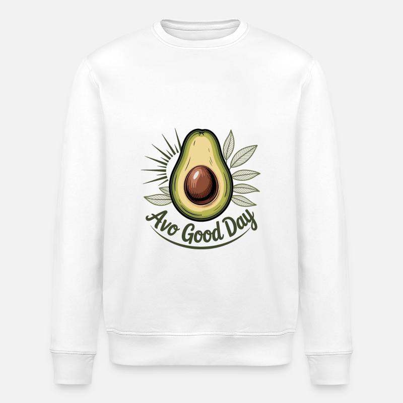 Avo Good Day - Stanley/Stella Unisex Bio-Sweatshirt ROLLER - Weiß