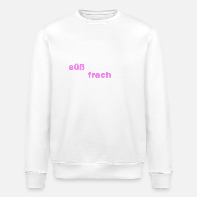 süß und frech frech süß - Stanley/Stella Unisex Bio-Sweatshirt ROLLER - Weiß