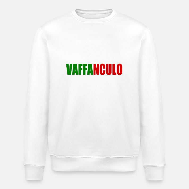 Vaffanculo - Sweat bio ROLLER Stanley/Stella Unisexe - blanc