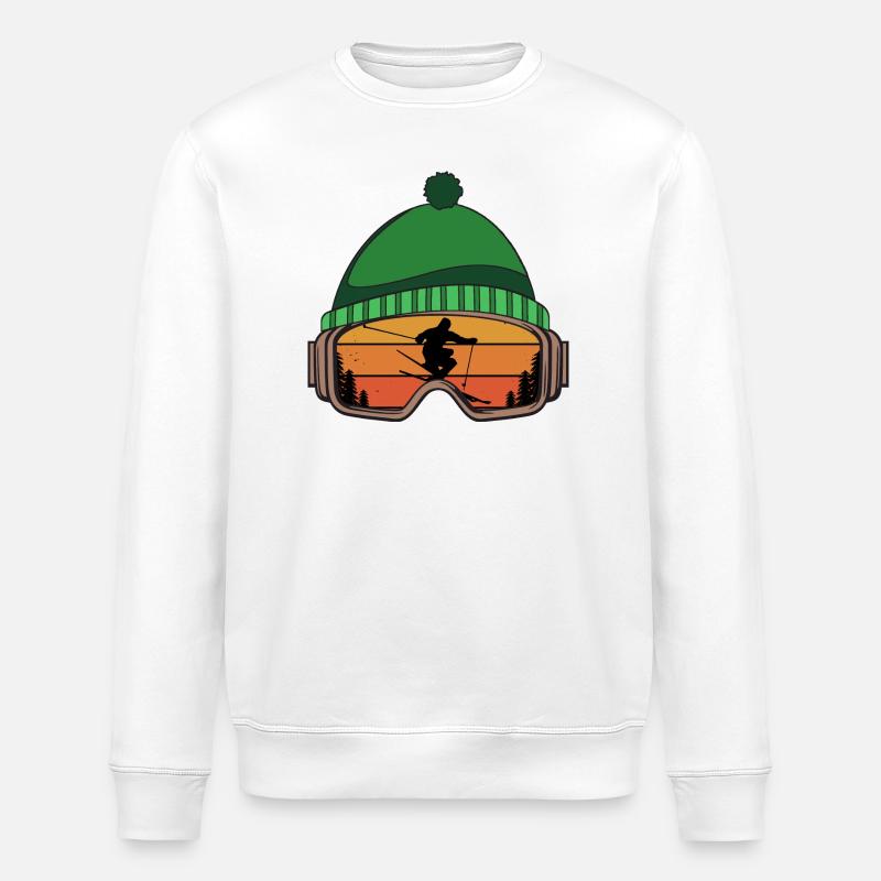 Ski - Stanley/Stella Unisex Bio-Sweatshirt ROLLER - Weiß