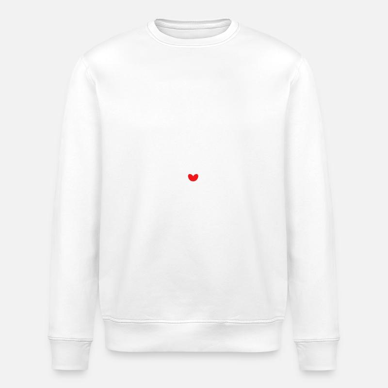 Cerf Noël nez rouge - Sweat bio ROLLER Stanley/Stella Unisexe - blanc