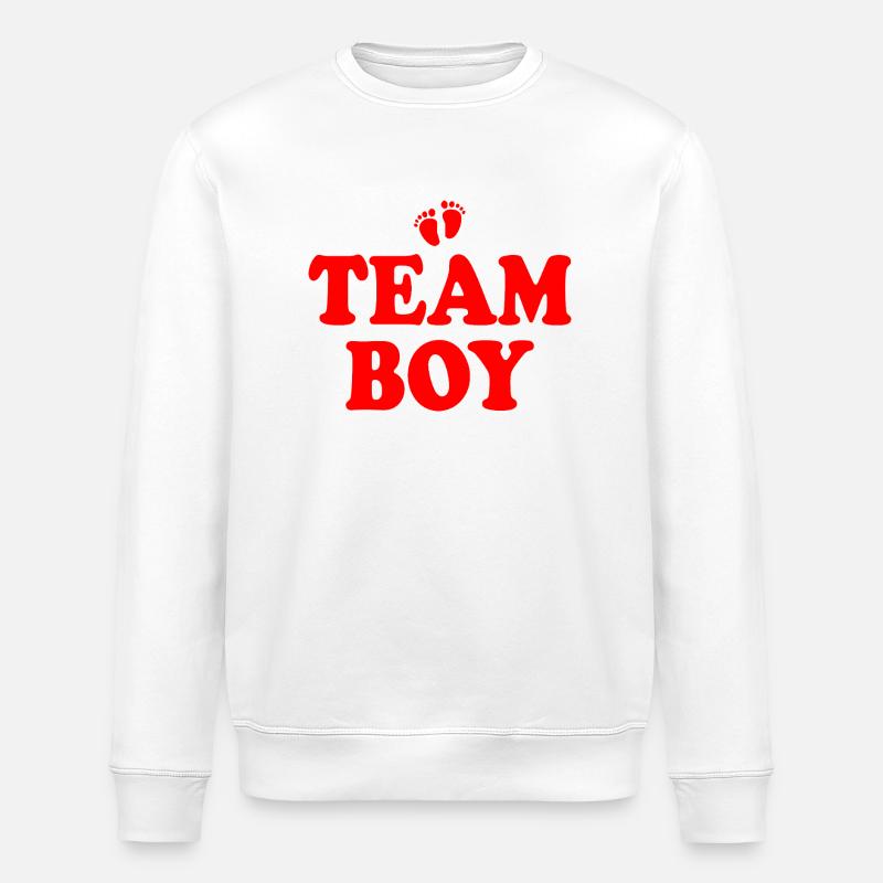 Team boy - Stanley/Stella Unisex Bio-Sweatshirt ROLLER - Weiß