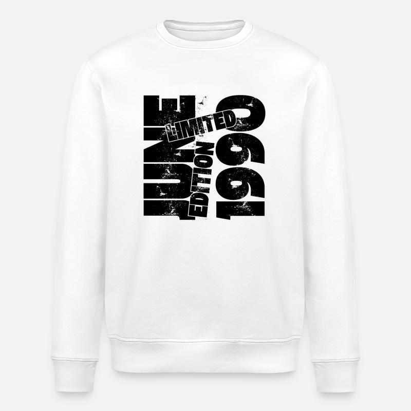 Juin LIMITED EDITION 1990 - Sweat bio ROLLER Stanley/Stella Unisexe - blanc