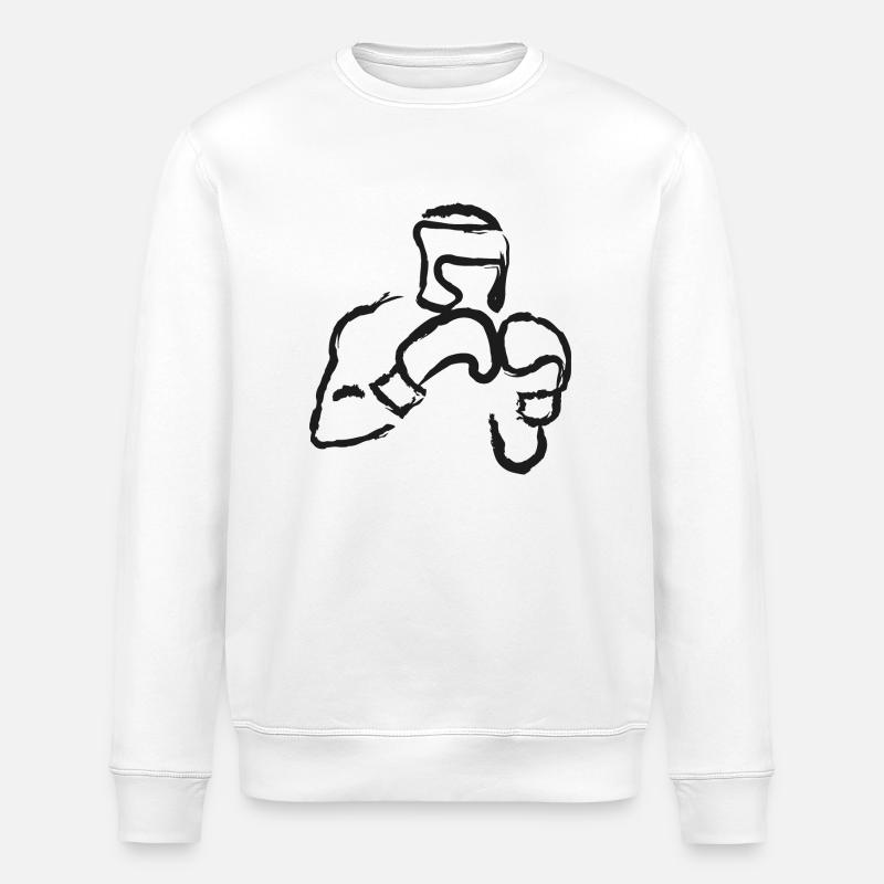 Boxer - Stanley/Stella ROLLER Unisex Organic Sweatshirt - white