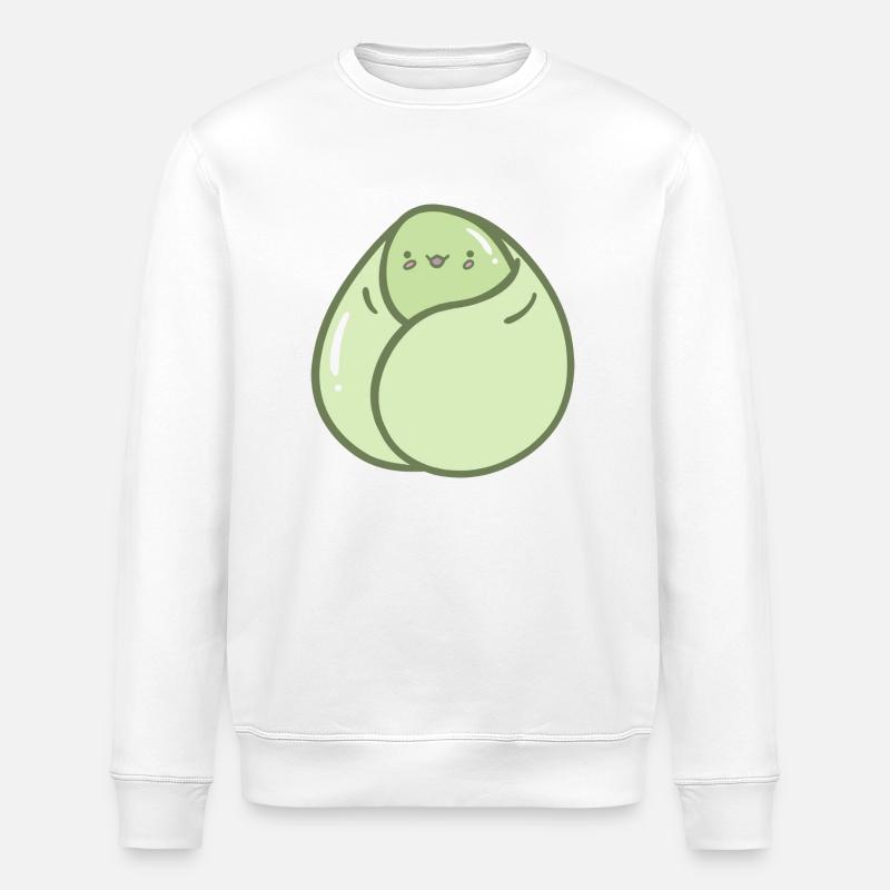 Süße kuschelige Bohne - Stanley/Stella Unisex Bio-Sweatshirt ROLLER - Weiß