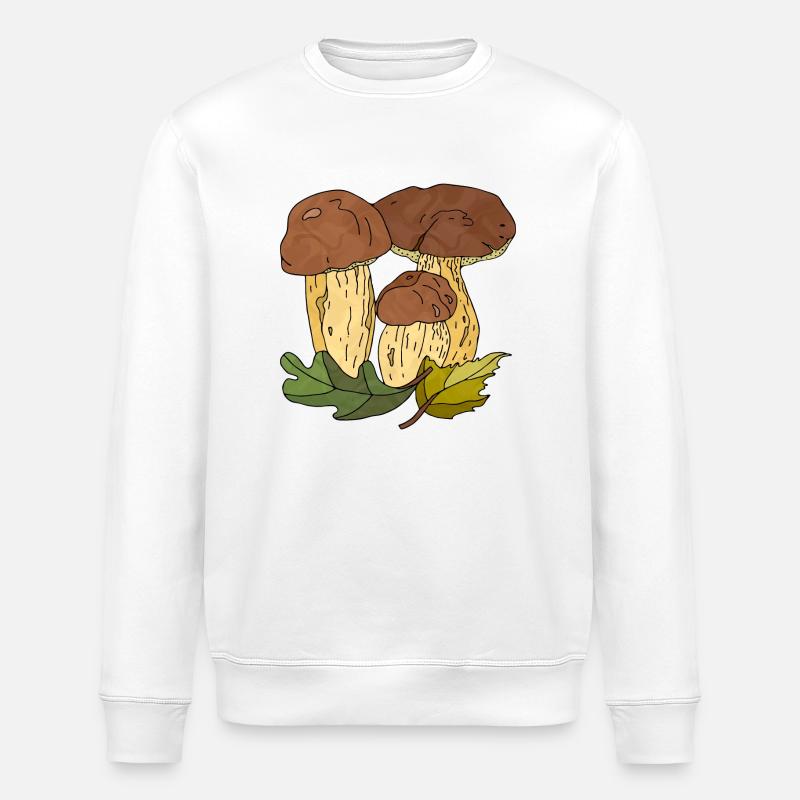 Pilze - Stanley/Stella Unisex Bio-Sweatshirt ROLLER - Weiß