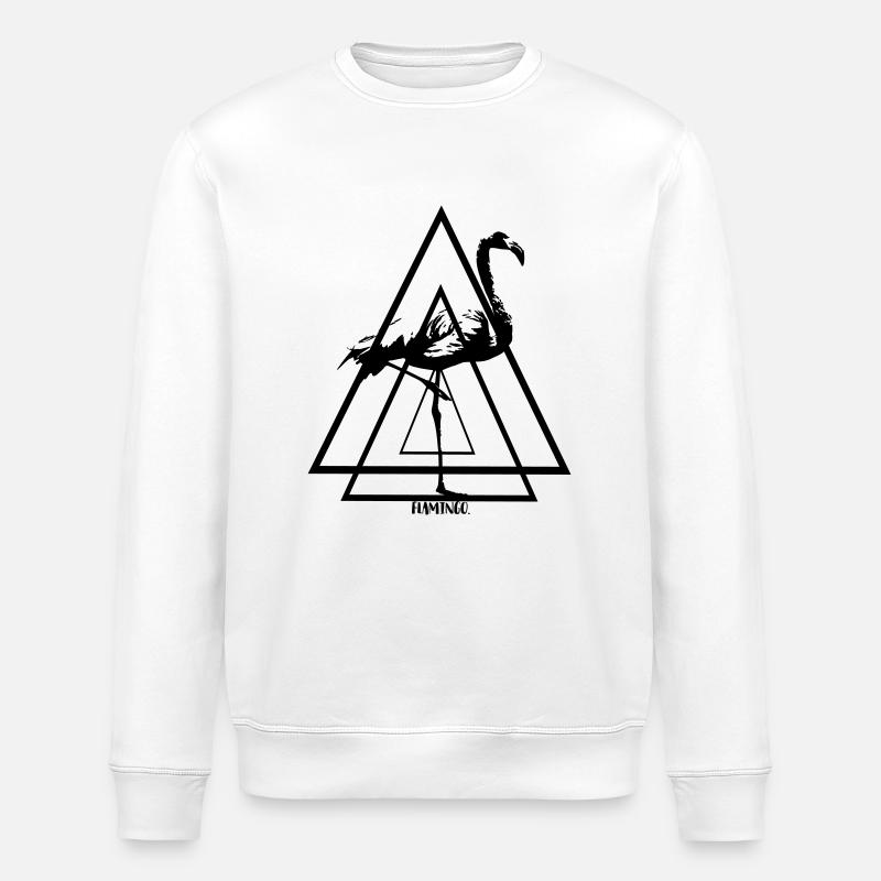 Flamingo. - Stanley/Stella Unisex Bio-Sweatshirt ROLLER - Weiß