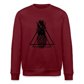 Pineapple - Stanley/Stella ROLLER Unisex Organic Sweatshirt - white - Front - Nik (191cm)