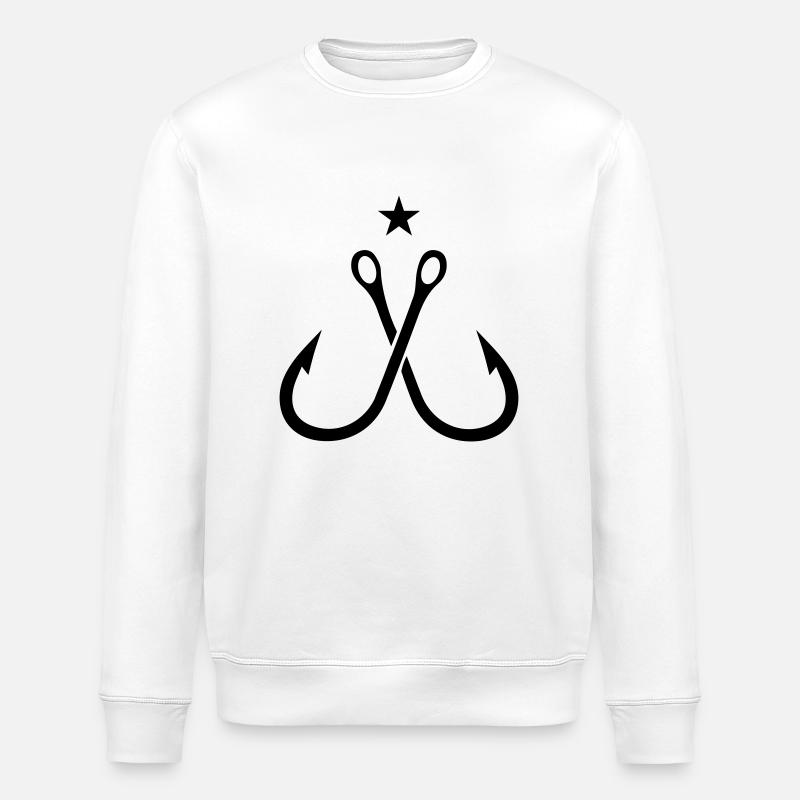 Fishhooks - Stanley/Stella Unisex Bio-Sweatshirt ROLLER - Weiß