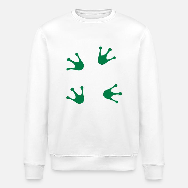 frog - Stanley/Stella Unisex Bio-Sweatshirt ROLLER - Weiß