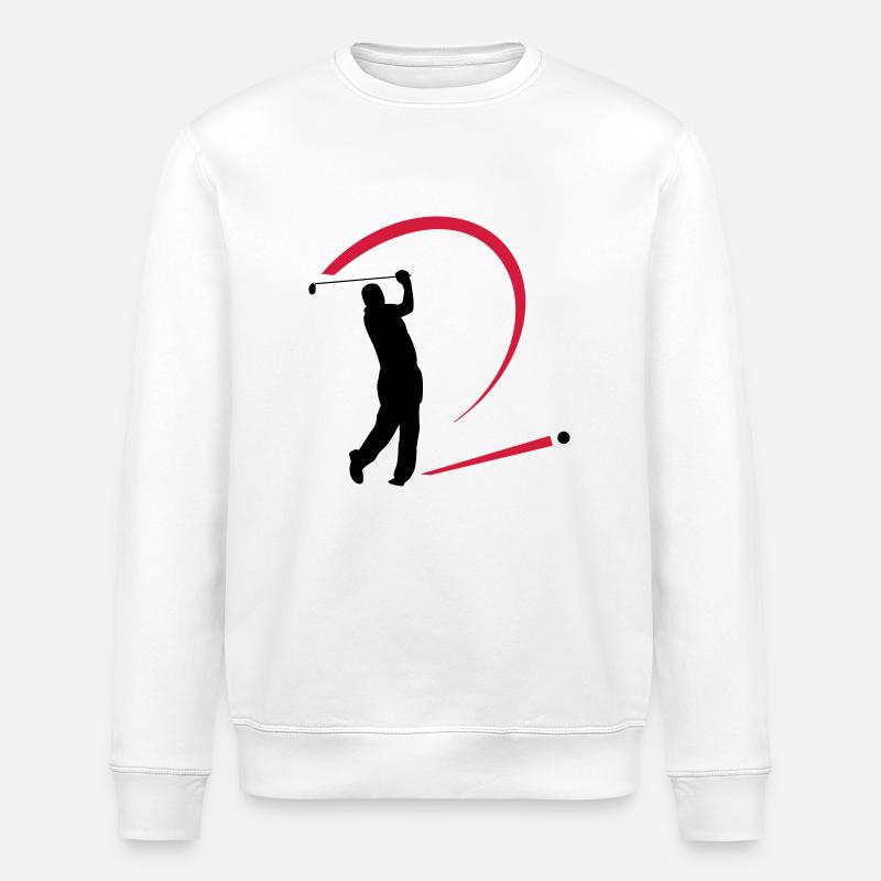 golf - Stanley/Stella ROLLER Unisex Organic Sweatshirt - white