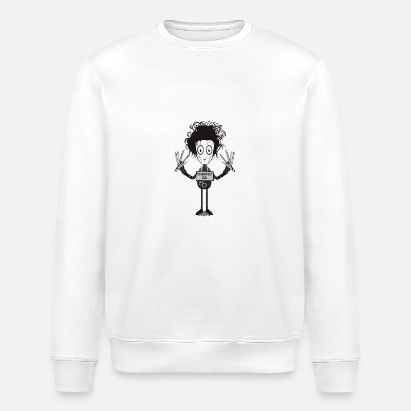 Hair Cut $ 5 - Stanley/Stella Unisex Bio-Sweatshirt ROLLER - Weiß