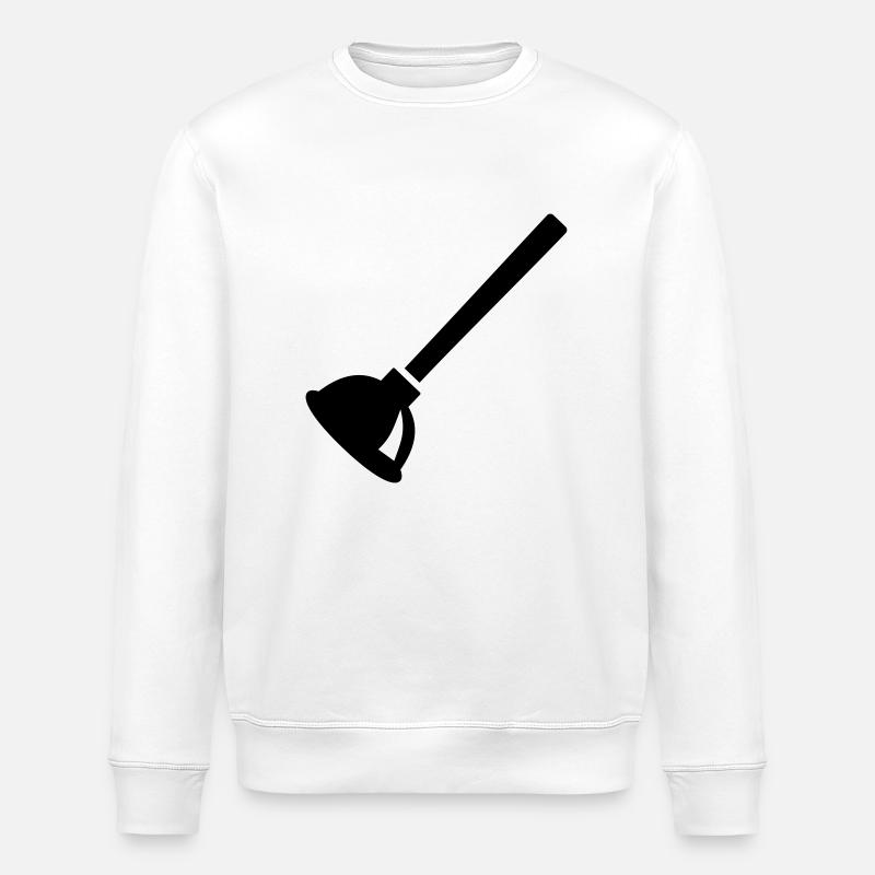 Klempner - Stanley/Stella Unisex Bio-Sweatshirt ROLLER - Weiß