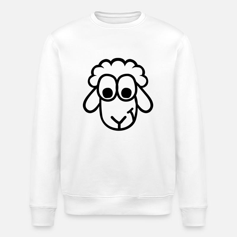 Sheep - Stanley/Stella ROLLER Unisex Organic Sweatshirt - white