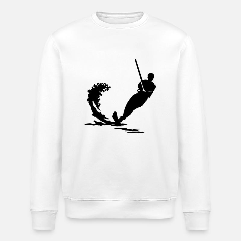 Wasserski - Stanley/Stella Unisex Bio-Sweatshirt ROLLER - Weiß