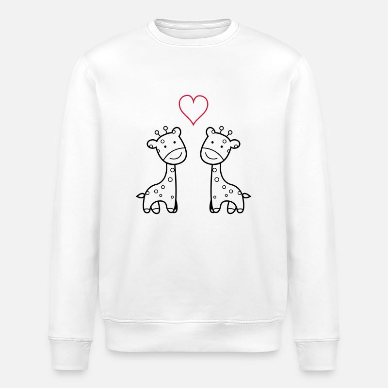 giraffen_love - Sweat bio ROLLER Stanley/Stella Unisexe - blanc