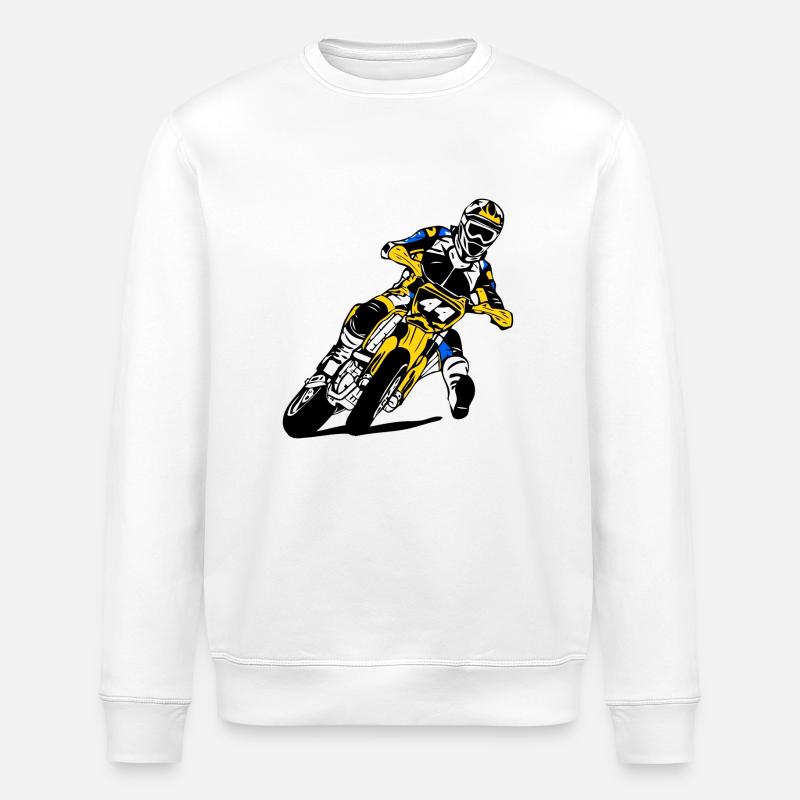 Supermoto - Stanley/Stella Unisex Bio-Sweatshirt ROLLER - Weiß