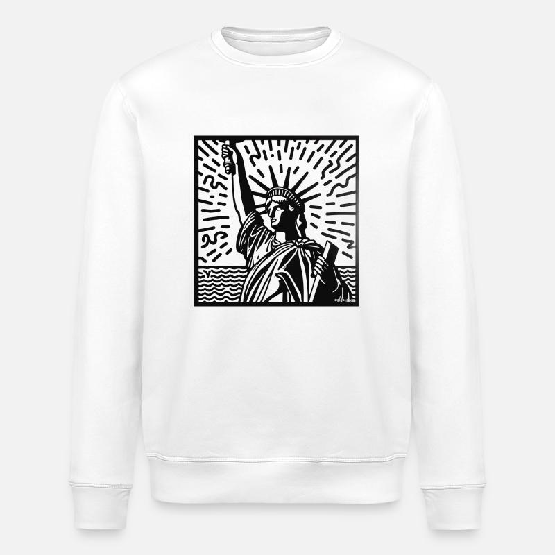 Liberty Radiance - Stanley/Stella Unisex Bio-Sweatshirt ROLLER - Weiß