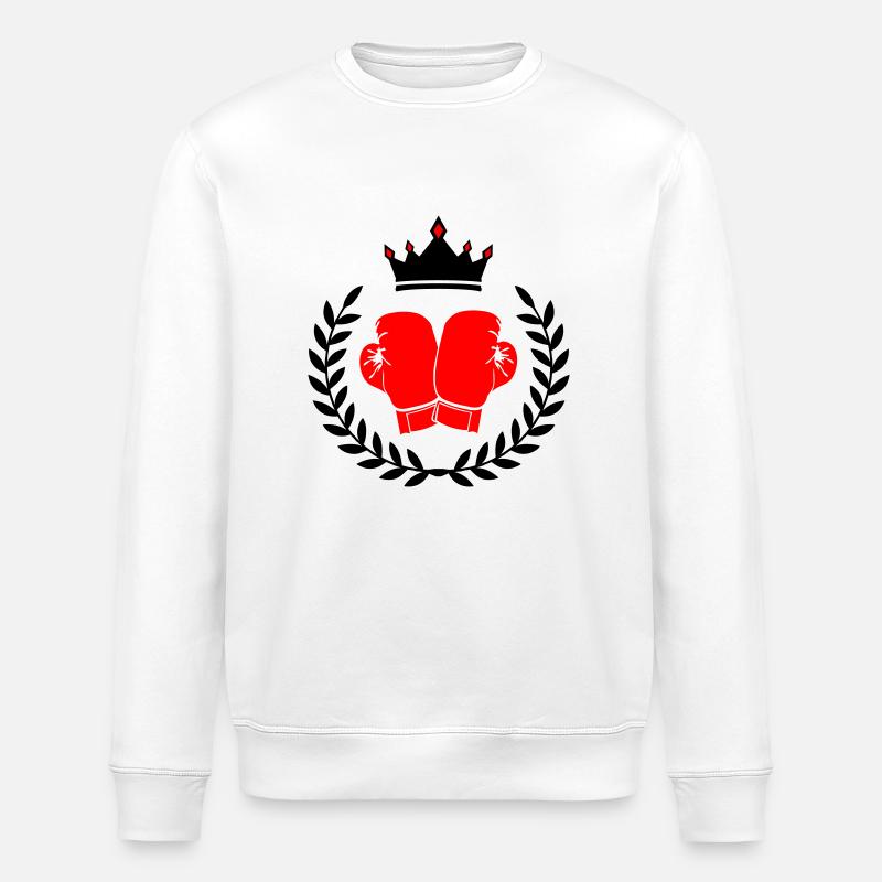 Boîtes de boxe - Sweat bio ROLLER Stanley/Stella Unisexe - blanc