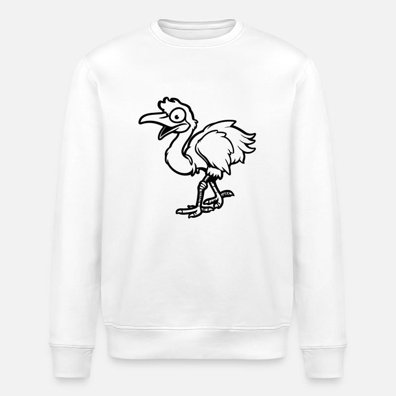 Strauss Bande dessinée - Sweat bio ROLLER Stanley/Stella Unisexe - blanc