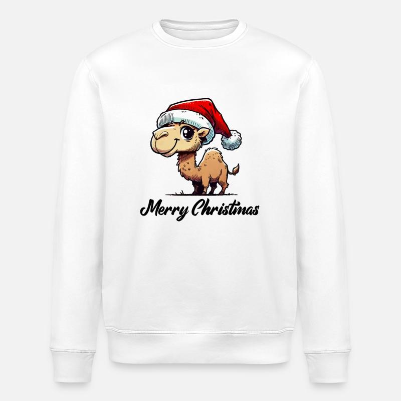 kamel - Stanley/Stella Unisex Bio-Sweatshirt ROLLER - Weiß