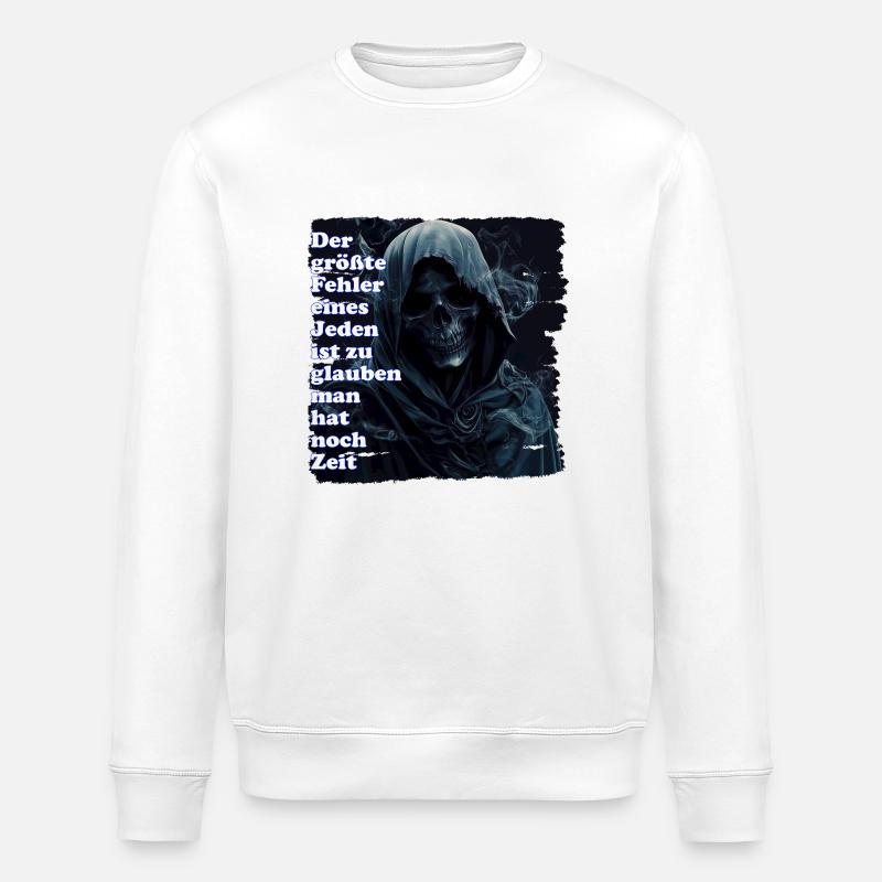Seize every moment! - Stanley/Stella ROLLER Unisex Organic Sweatshirt - white