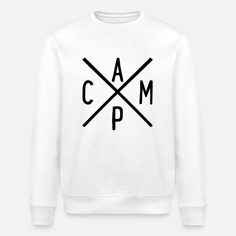 Camping - Sweat bio ROLLER Stanley/Stella Unisexe - blanc