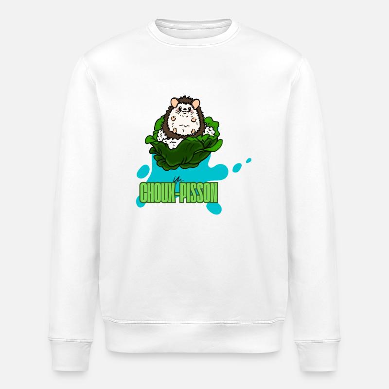 Choupisson - Sweat bio ROLLER Stanley/Stella Unisexe - blanc