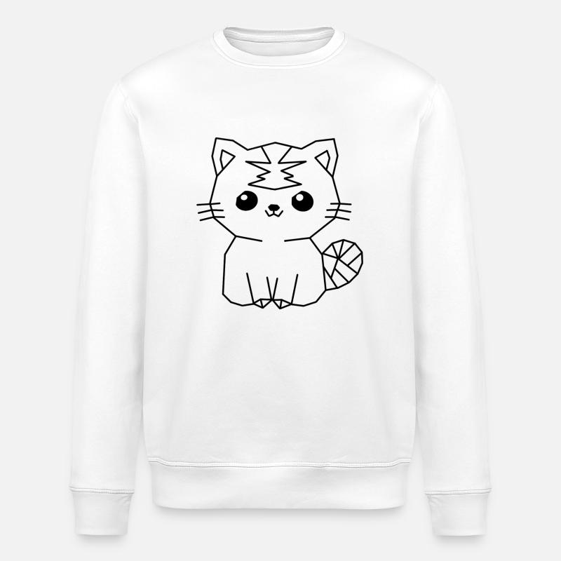 CAT-POLY - Stanley/Stella ROLLER Unisex Organic Sweatshirt - white