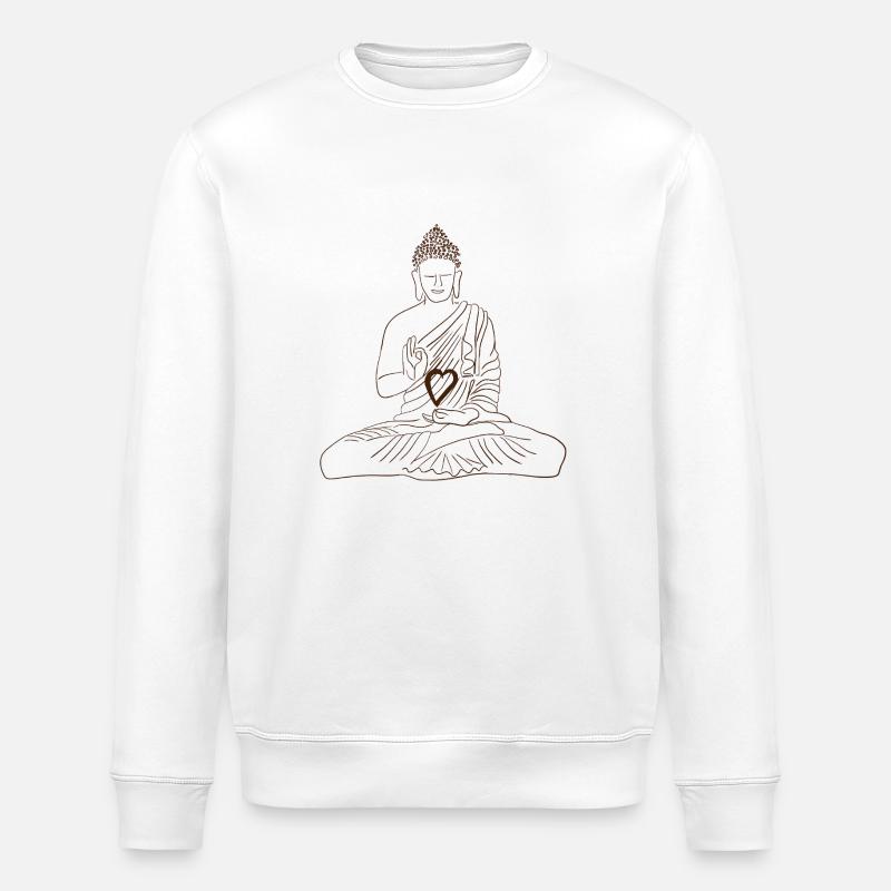 Timeout - Stanley/Stella ROLLER Unisex Organic Sweatshirt - white