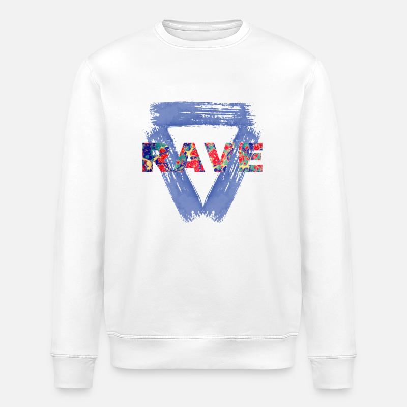 rave e 42 - Sweat bio ROLLER Stanley/Stella Unisexe - blanc